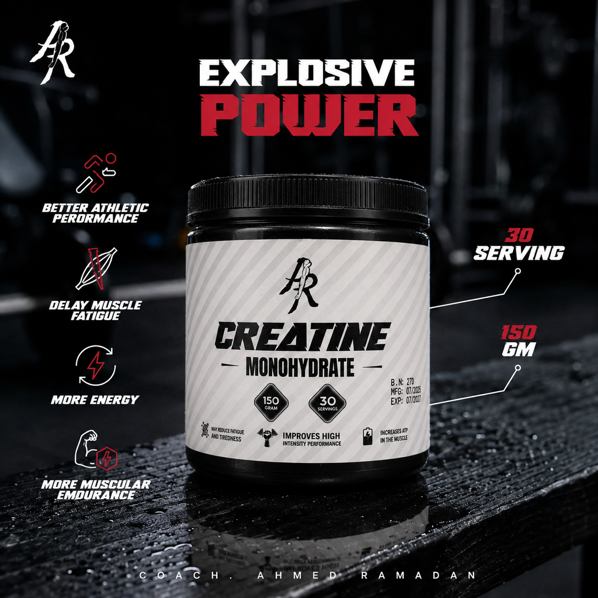 AR CREATINE 30 SERVE - Imported